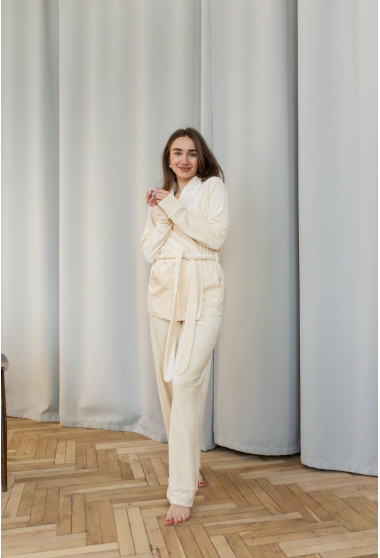 Ванильный костюм с карманом шаль. Maritel. Изображенние 7