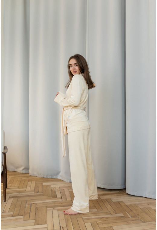 Ванільний костюм з кишенею шаль — 907469. Maritel. Зображення 2 Ванільний костюм з кишенею шаль — 907469. Maritel. Зображення 2