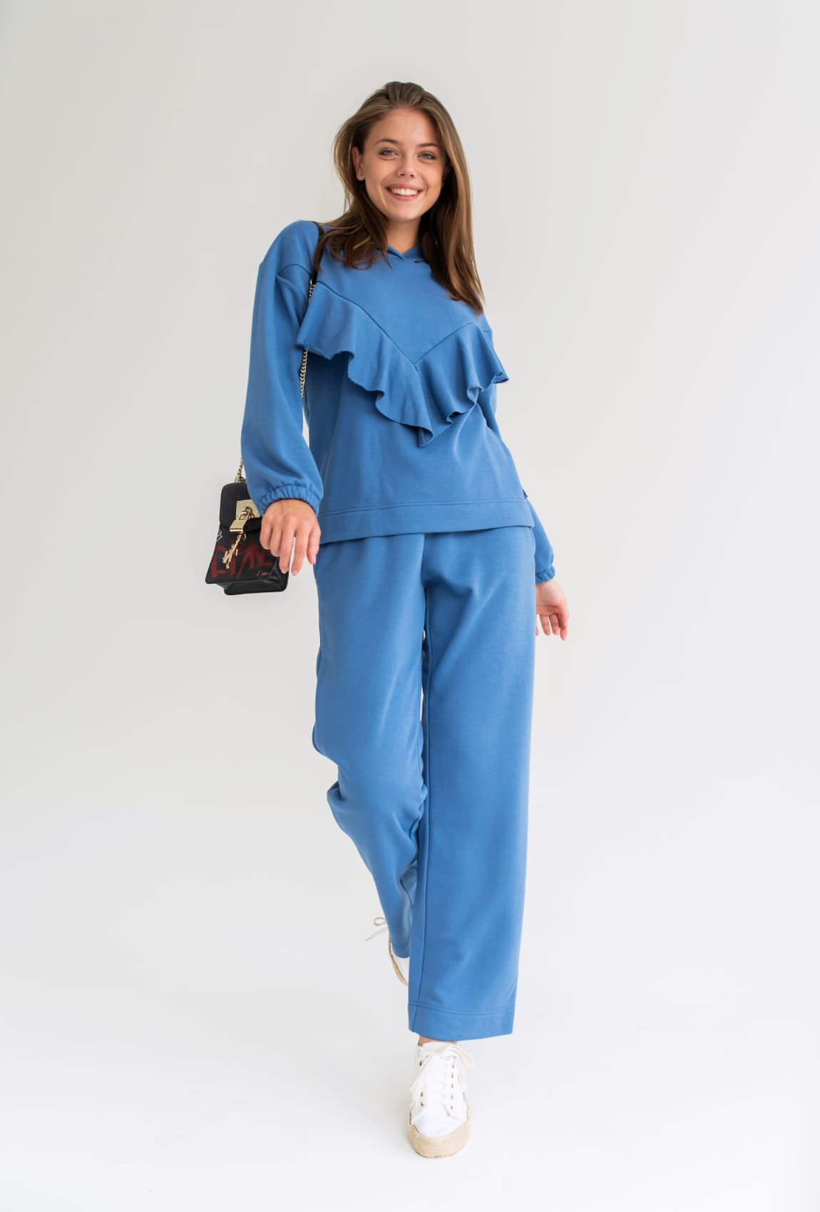 Синій спортивний костюм (рюш) —  535484. Maritel