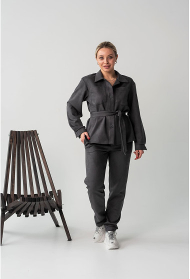 Весенний графитовый костюм. Maritel. Изображенние 11