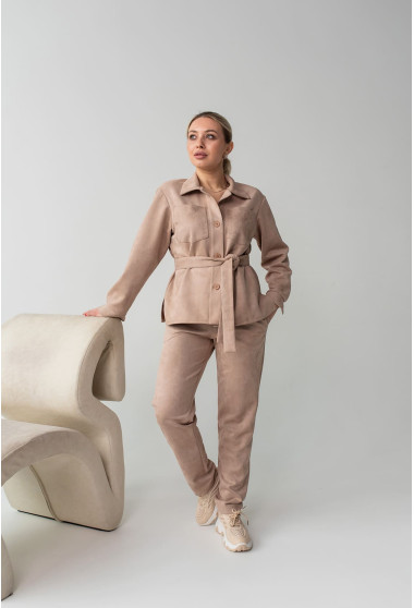 Бежевый весенний костюм. Maritel. Изображенние 6