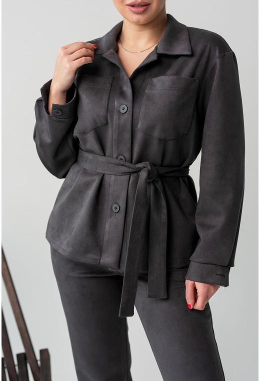 Графітовий весняний костюм — 992425. Maritel. Зображення 1 Графітовий весняний костюм — 992425. Maritel. Зображення 1