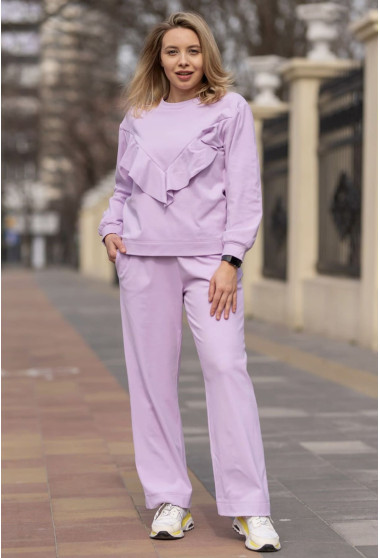 Лавандовий костюм волан без капюшона . Maritel. Зображення 1