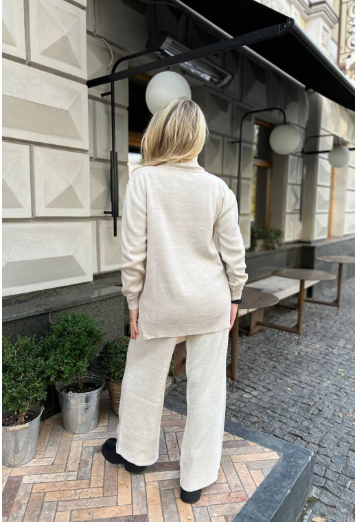 Бежевый костюм вязаный база — 324470. Maritel. Изображенние 2 Бежевый костюм вязаный база — 324470. Maritel. Изображенние 2