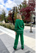 Зеленый вязаный костюм с кантом — 738920. Maritel. Изображенние 1 Зеленый вязаный костюм с кантом — 738920. Maritel. Изображенние 1