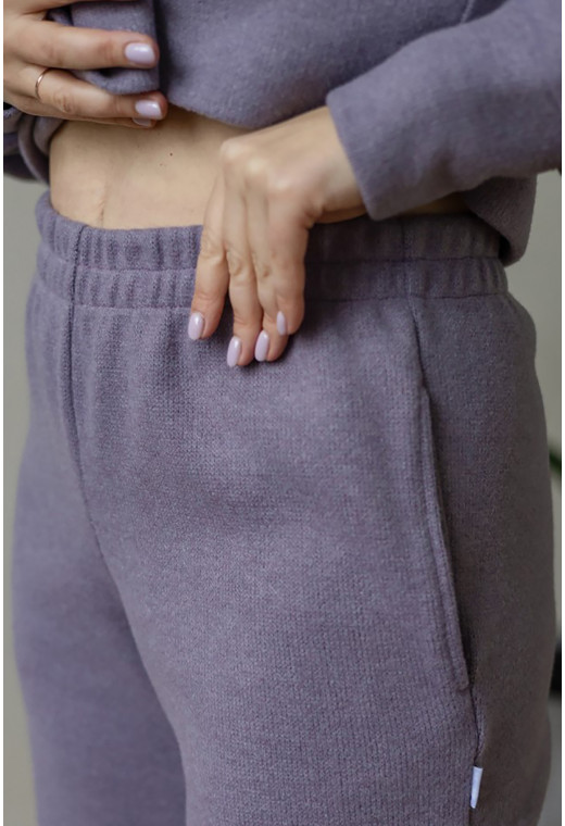 Лавандовий в'язаний костюм — 235650. Maritel. Зображення 3 Лавандовий в'язаний костюм — 235650. Maritel. Зображення 3