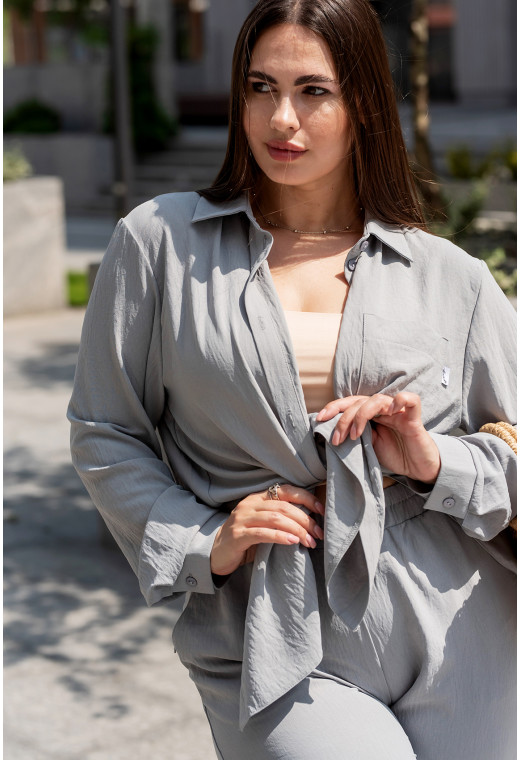 Серый костюм жатка — 721805. Maritel. Изображенние 3 Серый костюм жатка — 721805. Maritel. Изображенние 3