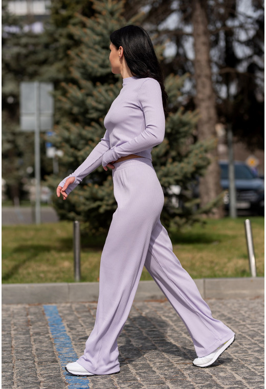 Лавандовий костюм кроп-топ — 302549. Maritel. Зображення 2 Лавандовий костюм кроп-топ — 302549. Maritel. Зображення 2