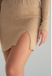 Бежевый костюм кроп топ + юбка мини. Maritel. Изображенние 2 Бежевый костюм кроп топ + юбка мини. Maritel. Изображенние 2