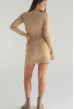 Бежевый костюм кроп топ + юбка мини. Maritel. Изображенние 1 Бежевый костюм кроп топ + юбка мини. Maritel. Изображенние 1