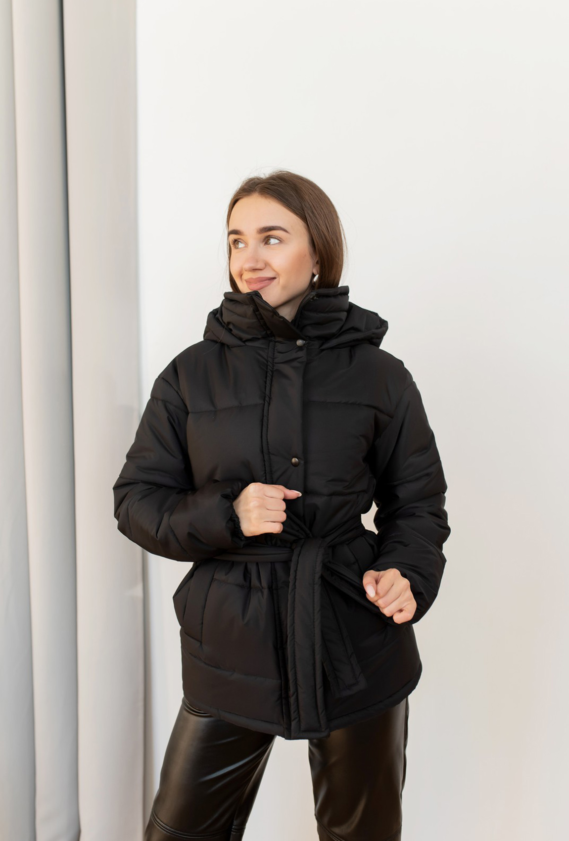 Чорна куртка дута  —  507034. Maritel Чорна куртка дута  —  507034. Maritel