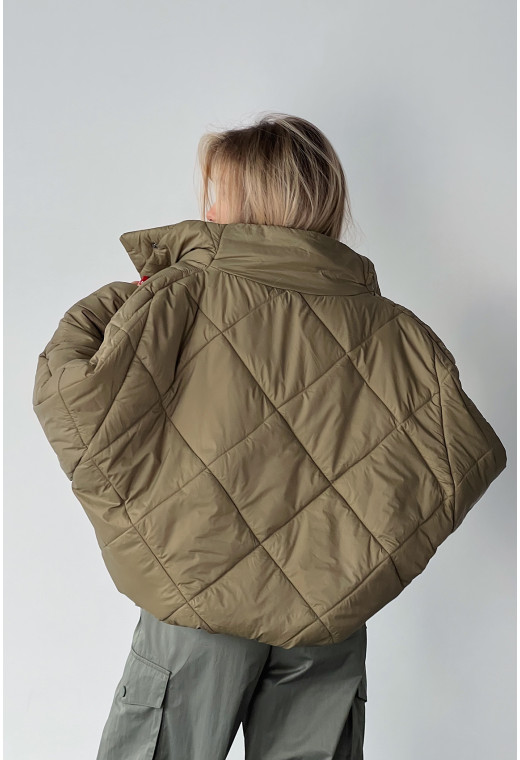 Куртка кажан хакі — 894448. Maritel. Зображення 3 Куртка кажан хакі — 894448. Maritel. Зображення 3