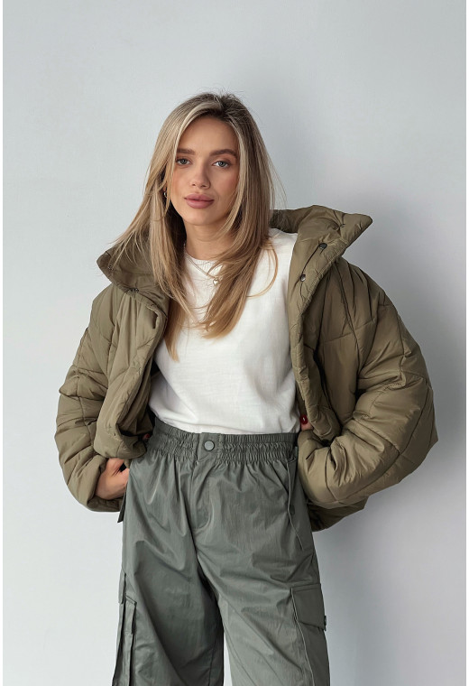 Куртка кажан хакі — 894448. Maritel. Зображення 2 Куртка кажан хакі — 894448. Maritel. Зображення 2