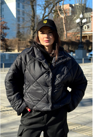 Черная куртка летучая мышь . Maritel. Изображенние 8