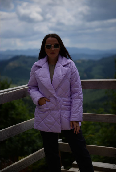  Лавандовая осенняя куртка. Maritel. Изображенние 8