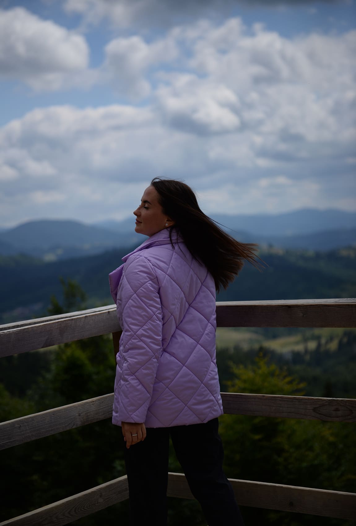 Лавандовая осенняя куртка — 509650. Maritel. Изображенние 1 Лавандовая осенняя куртка — 509650. Maritel. Изображенние 1