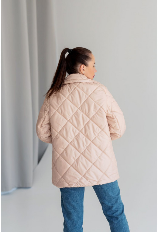 Бежевая осенняя куртка — 836084. Maritel. Изображенние 3 Бежевая осенняя куртка — 836084. Maritel. Изображенние 3