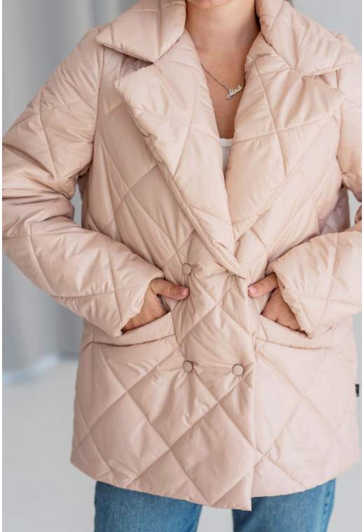 Бежевая осенняя куртка — 836084. Maritel. Изображенние 2 Бежевая осенняя куртка — 836084. Maritel. Изображенние 2