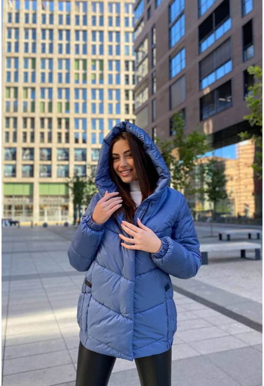 Синяя куртка на резинки —  964167. Maritel. Изображенние 2 Синяя куртка на резинки —  964167. Maritel. Изображенние 2