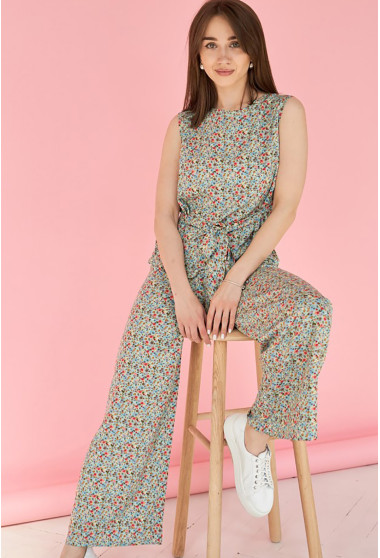 Мятный костюм милена в цветок. Maritel. Изображенние 11