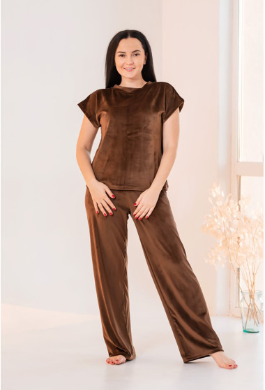 Велюровий набір обрі шоколад . Maritel. Зображення 3