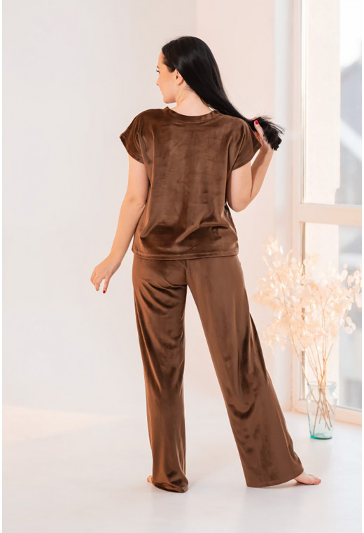 Велюровий набір обрі шоколад — 363920. Maritel. Зображення 2 Велюровий набір обрі шоколад — 363920. Maritel. Зображення 2