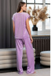 Лавандова велюрова піжама обрі з штанами —  236455. Maritel. Зображення 2 Лавандова велюрова піжама обрі з штанами —  236455. Maritel. Зображення 2