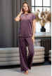 Лілова велюрова піжама обрі брюками  —  444621. Maritel Лілова велюрова піжама обрі брюками  —  444621. Maritel