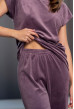 Лілова велюрова піжама обрі брюками  —  444621. Maritel. Зображення 3 Лілова велюрова піжама обрі брюками  —  444621. Maritel. Зображення 3