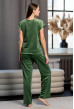 Велюровая пижама обри с брюками олива — 556921. Maritel. Изображенние 2 Велюровая пижама обри с брюками олива — 556921. Maritel. Изображенние 2