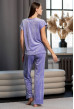 Велюровая пижама обри с брюками темная лаванда — 816335. Maritel. Изображенние 3 Велюровая пижама обри с брюками темная лаванда — 816335. Maritel. Изображенние 3
