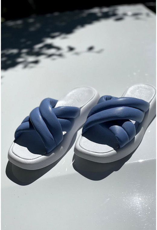 Блакитні шльопанці жіночі — 947936. Maritel. Зображення 1 Блакитні шльопанці жіночі — 947936. Maritel. Зображення 1