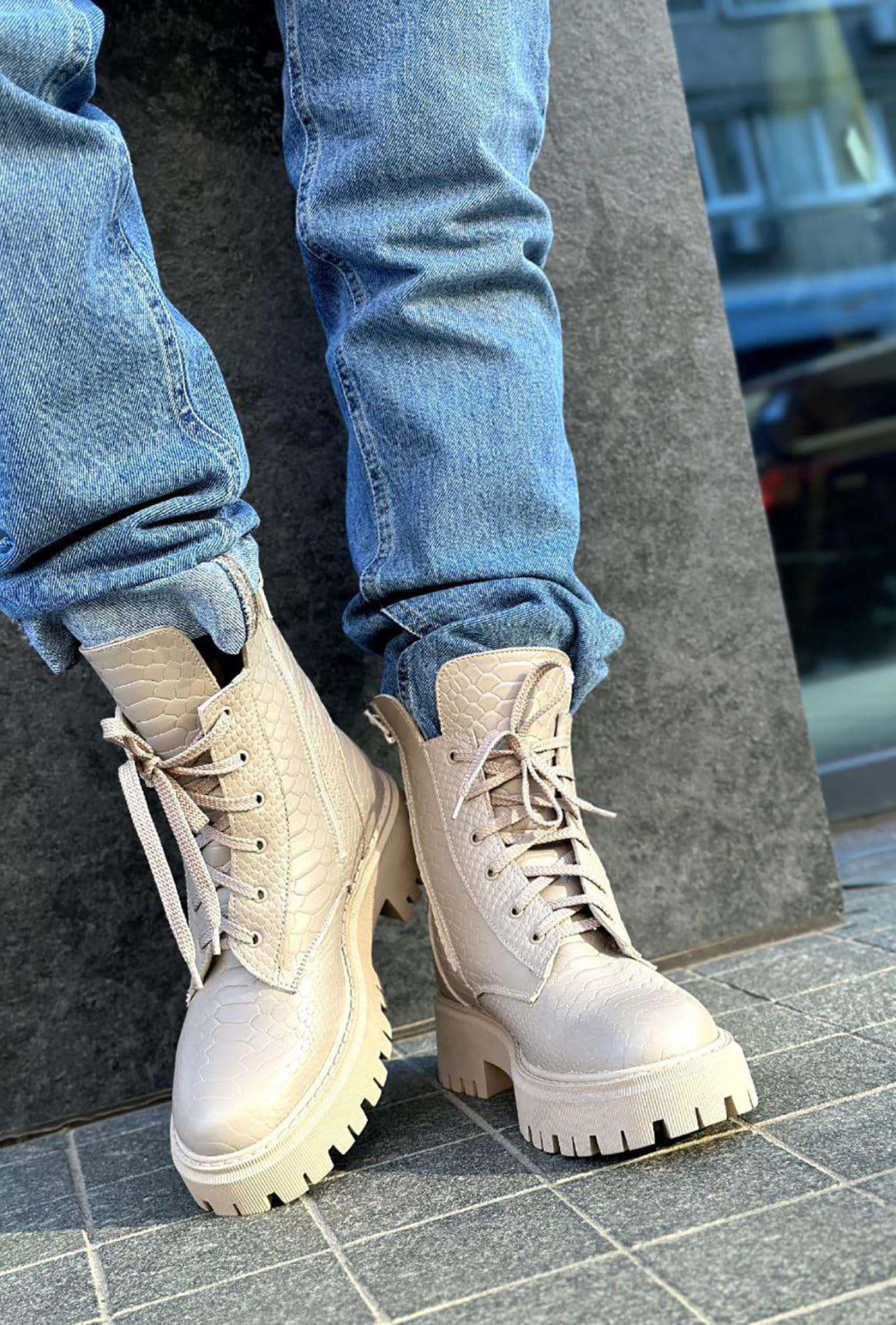 Ботинки питон моко —  166525. Maritel