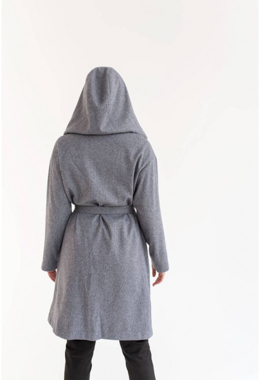 Синє пальто з капюшоном — 686532. Maritel. Зображення 2 Синє пальто з капюшоном — 686532. Maritel. Зображення 2