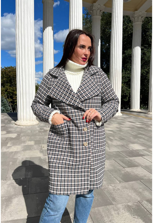 Коричневое осеннее пальто — 333301. Maritel. Изображенние 2 Коричневое осеннее пальто — 333301. Maritel. Изображенние 2