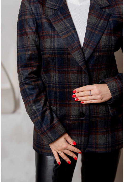 Пиджак в темную клеточку —  224991. Maritel. Изображенние 1 Пиджак в темную клеточку —  224991. Maritel. Изображенние 1