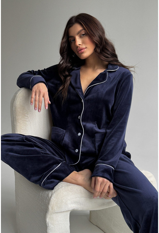 Синій костюм кант на ґудзиках — 357897. Maritel. Зображення 1 Синій костюм кант на ґудзиках — 357897. Maritel. Зображення 1