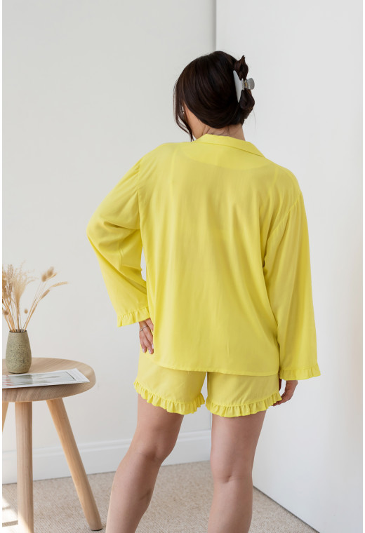 Желтый костюм лен — 384361. Maritel. Изображенние 1 Желтый костюм лен — 384361. Maritel. Изображенние 1