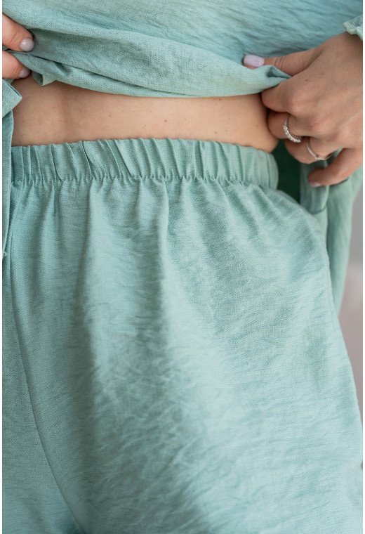 Оливковый костюм лен — 397513. Maritel. Изображенние 2 Оливковый костюм лен — 397513. Maritel. Изображенние 2