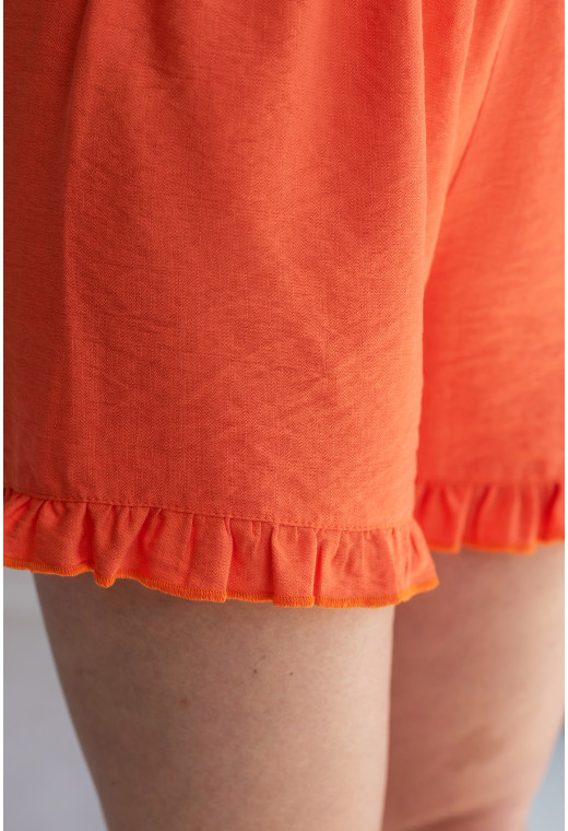 Оранжевый костюм лен — 585207. Maritel. Изображенние 3 Оранжевый костюм лен — 585207. Maritel. Изображенние 3