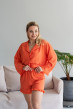 Оранжевый костюм лен — 585207. Maritel Оранжевый костюм лен — 585207. Maritel