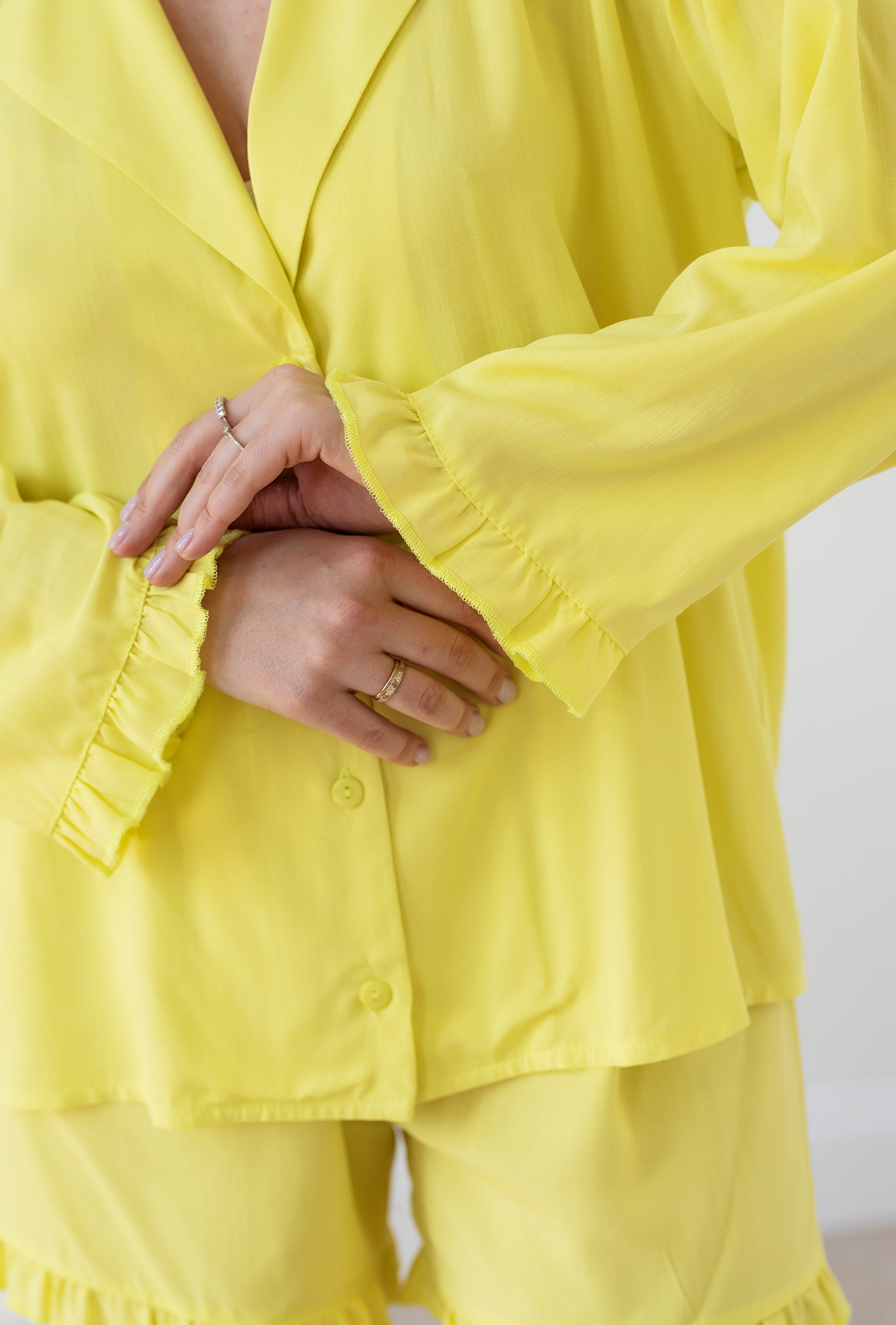 Жовтий костюм льон —  384361. Maritel. Зображення 3 Жовтий костюм льон —  384361. Maritel. Зображення 3