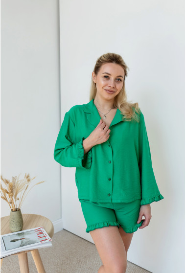 Зелений костюм льон . Maritel. Зображення 11 Зелений костюм льон . Maritel. Зображення 11