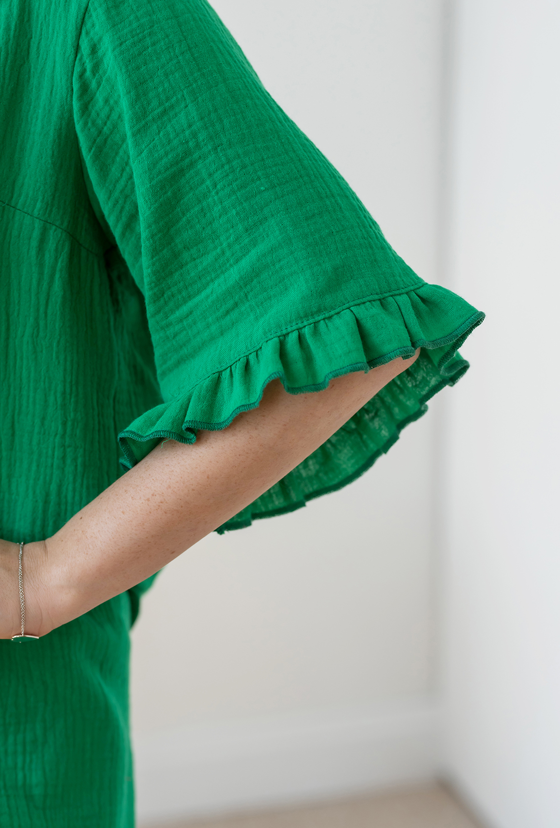 Зеленая пижама муслин - 795729. Maritel. Изображенние 1 Зеленая пижама муслин - 795729. Maritel. Изображенние 1