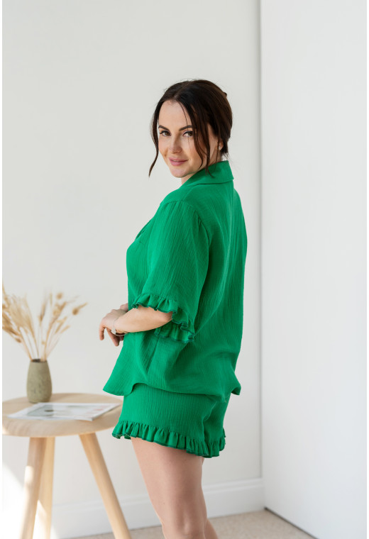 Зелена піжама муслін — 795729. Maritel. Зображення 2 Зелена піжама муслін — 795729. Maritel. Зображення 2