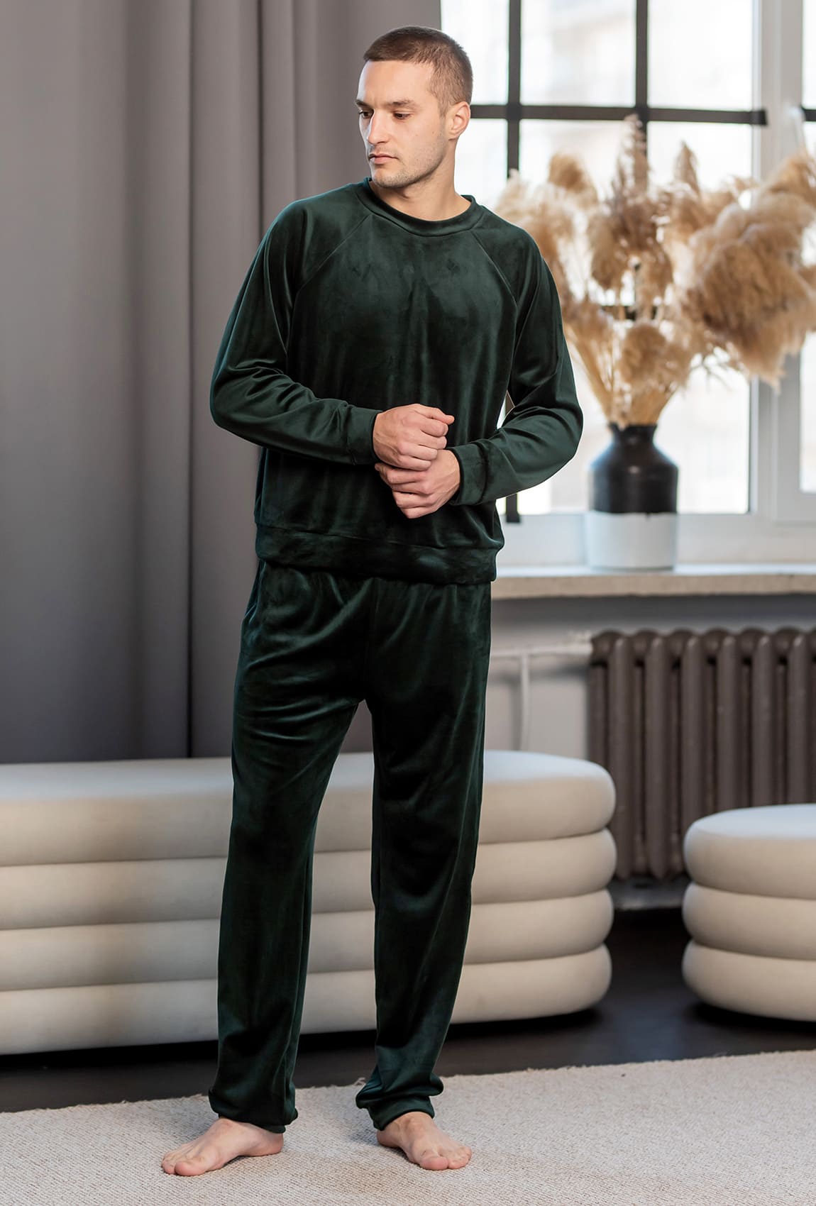 Смарагдова чоловіча піжама —  775841. Maritel