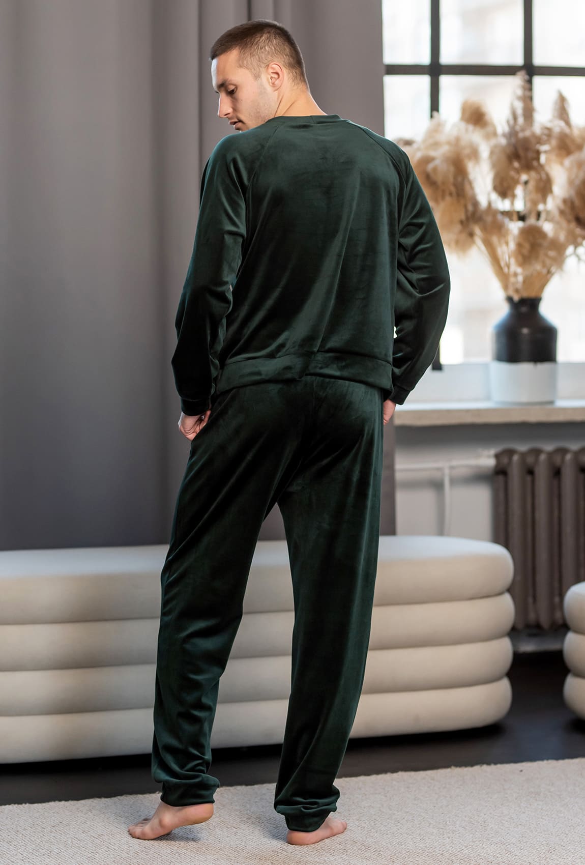 Смарагдова чоловіча піжама —  775841. Maritel. Зображення 2