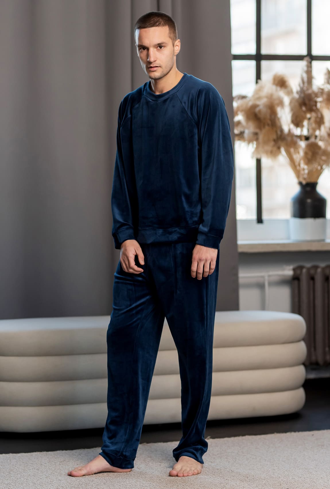 Синя чоловіча піжама —  724944. Maritel. Зображення 1