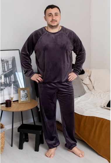 Сливовая мужская пижама. Maritel. Изображенние 8