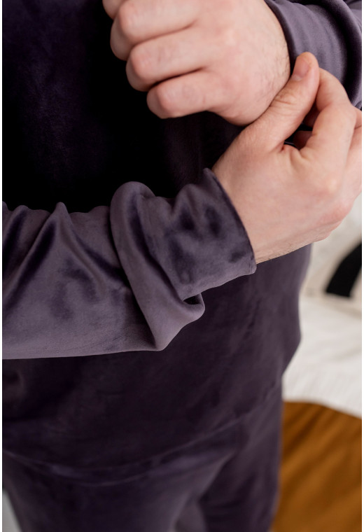 Сливова чоловіча піжама —  509718. Maritel. Зображення 3 Сливова чоловіча піжама —  509718. Maritel. Зображення 3